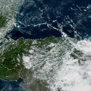 météo tropicale : Image satellite .