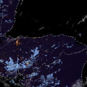météo tropicale : Image satellite .