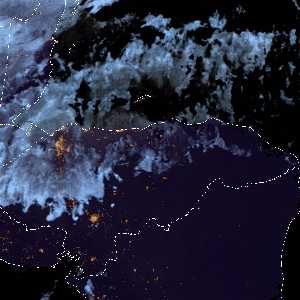 météo tropicale : Image satellite .