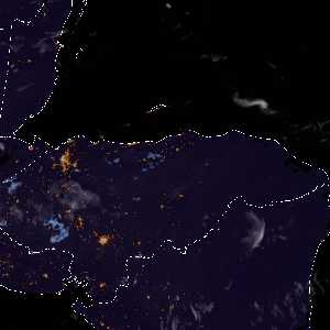 météo tropicale : Image satellite .