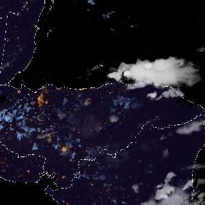 météo tropicale : Image satellite .