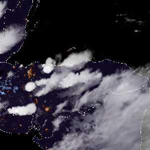 météo tropicale : Image satellite .
