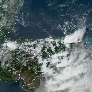 météo tropicale : Image satellite .