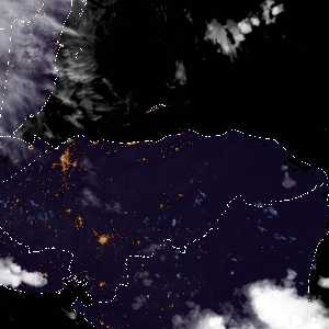 météo tropicale : Image satellite .