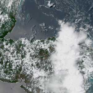 météo tropicale : Image satellite .