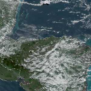 météo tropicale : Image satellite .