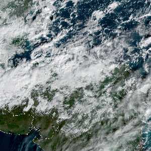 météo tropicale : Image satellite .
