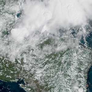 météo tropicale : Image satellite .
