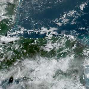 météo tropicale : Image satellite .
