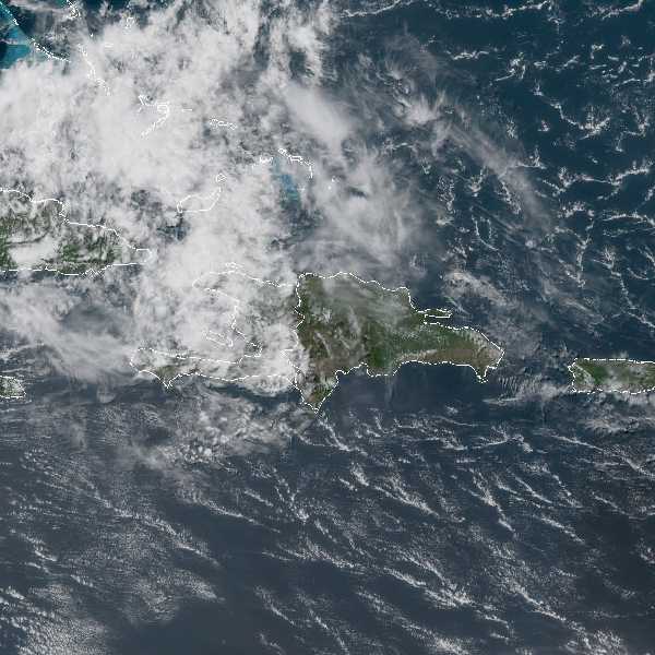météo tropicale : Image satellite .