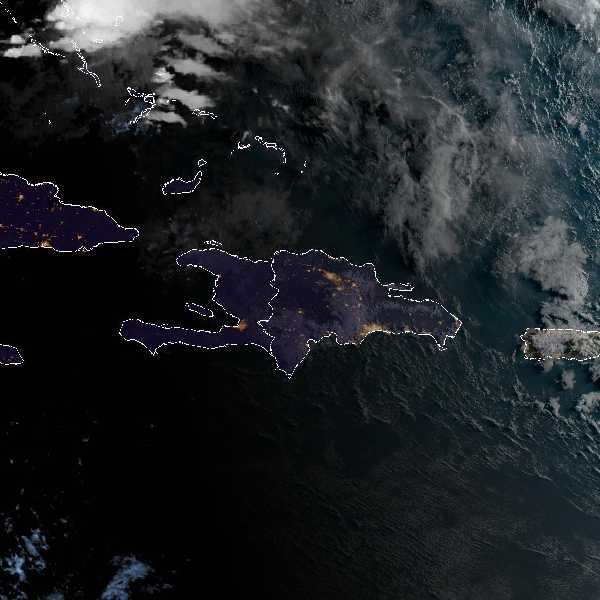 météo tropicale : Image satellite .