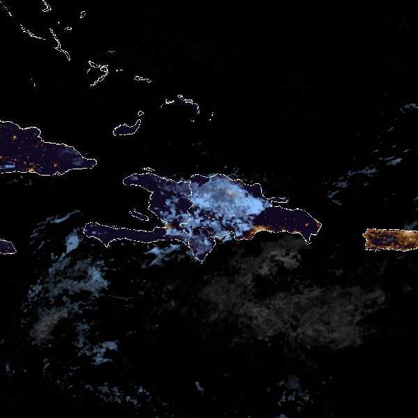 météo tropicale : Image satellite .
