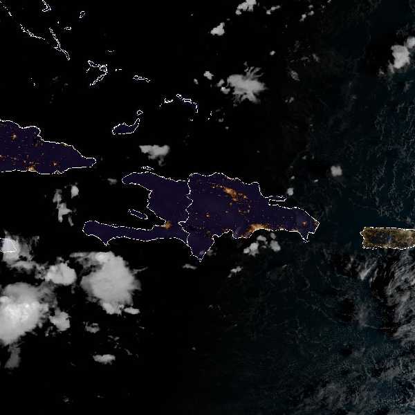 météo tropicale : Image satellite .