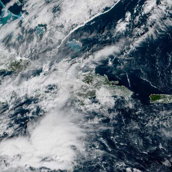 météo tropicale : Image satellite .