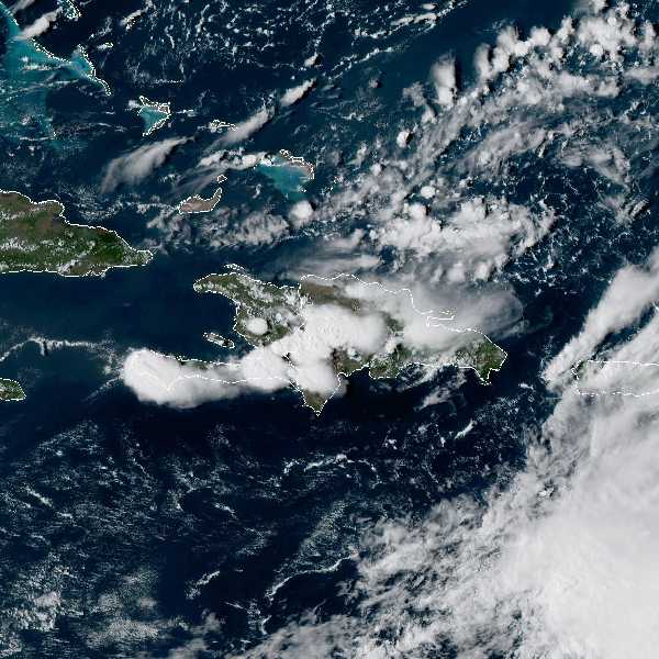 météo tropicale : Image satellite .