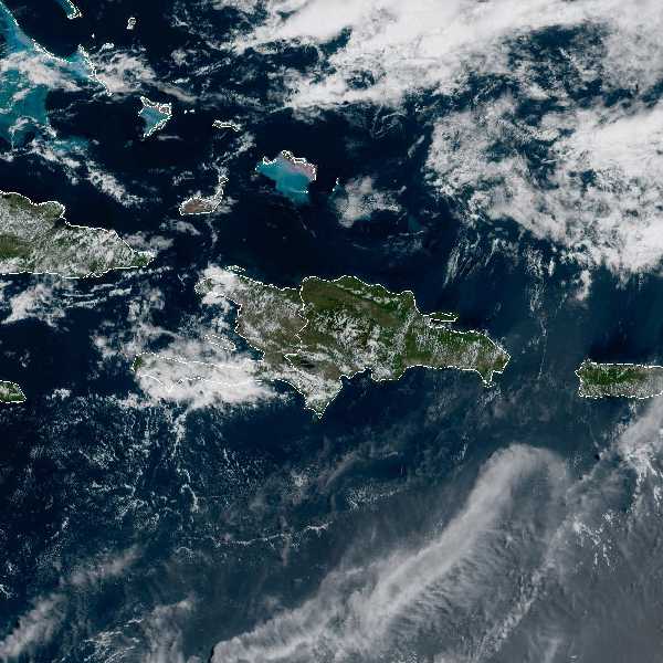 météo tropicale : Image satellite .