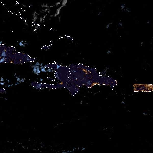 météo tropicale : Image satellite .