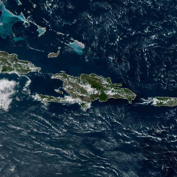 météo tropicale : Image satellite .