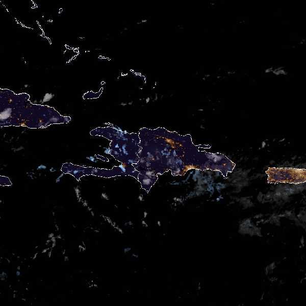 météo tropicale : Image satellite .
