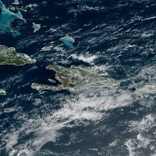 météo tropicale : Image satellite .