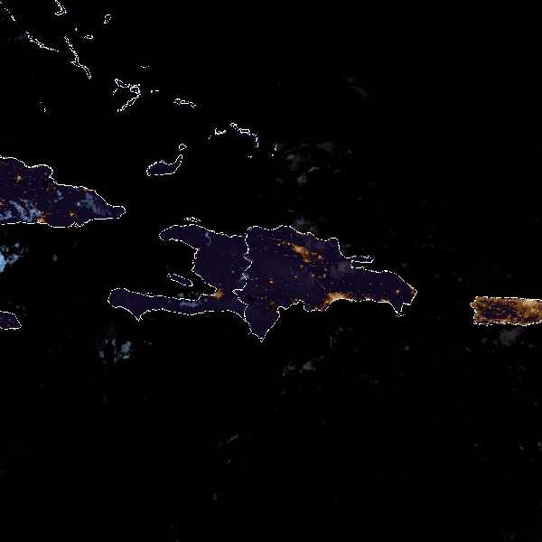 météo tropicale : Image satellite .