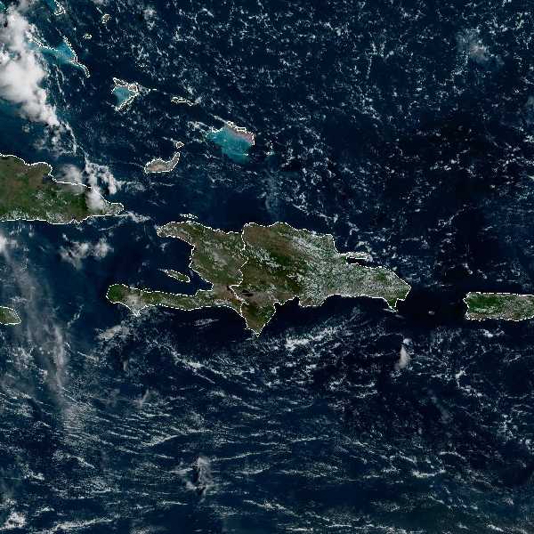 météo tropicale : Image satellite .