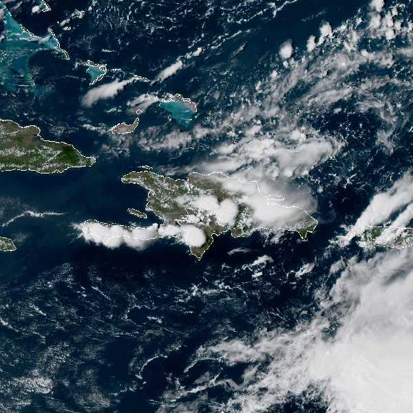 météo tropicale : Image satellite .