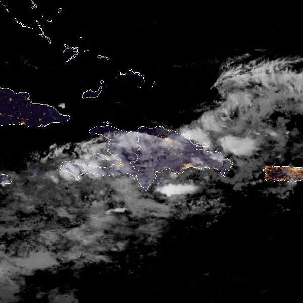 météo tropicale : Image satellite .