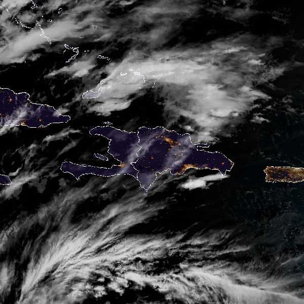 météo tropicale : Image satellite .