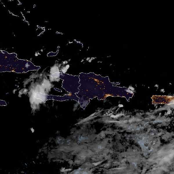 météo tropicale : Image satellite .