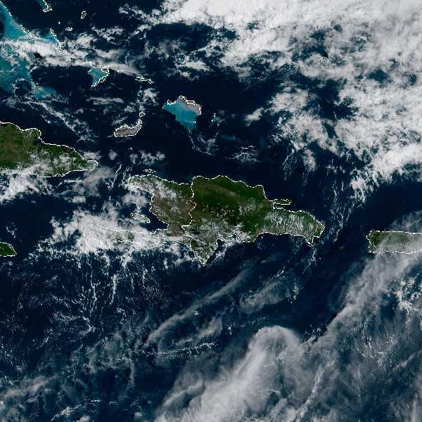 météo tropicale : Image satellite .