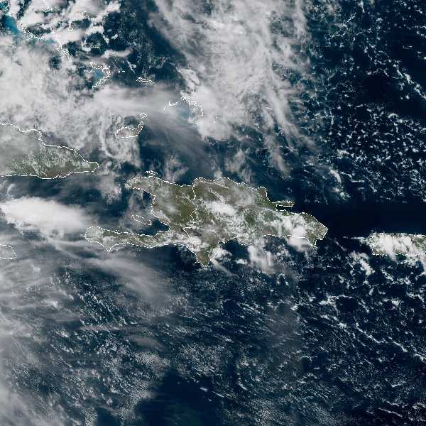 météo tropicale : Image satellite .