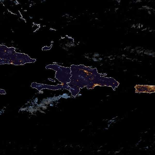 météo tropicale : Image satellite .