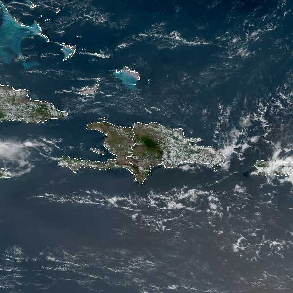 météo tropicale : Image satellite .