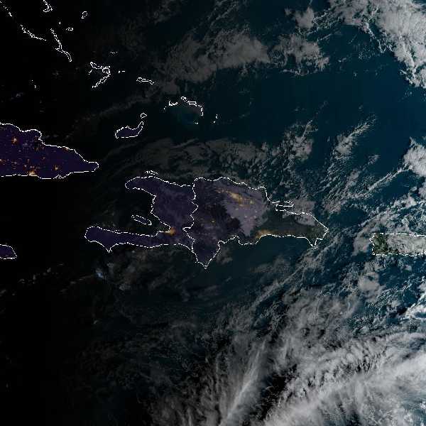 météo tropicale : Image satellite .