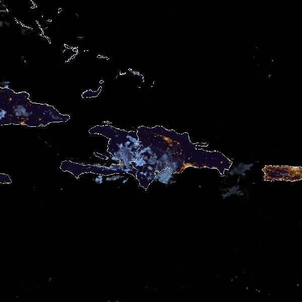 météo tropicale : Image satellite .
