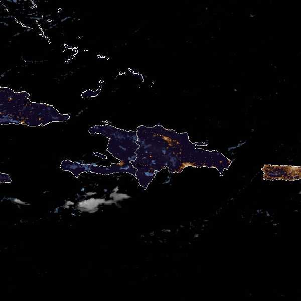 météo tropicale : Image satellite .