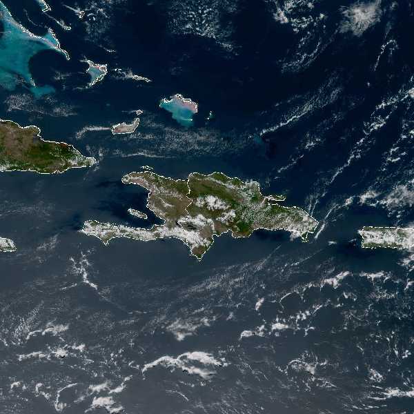 météo tropicale : Image satellite .