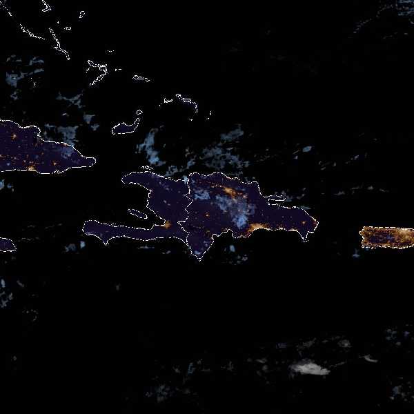 météo tropicale : Image satellite .
