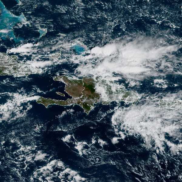 météo tropicale : Image satellite .