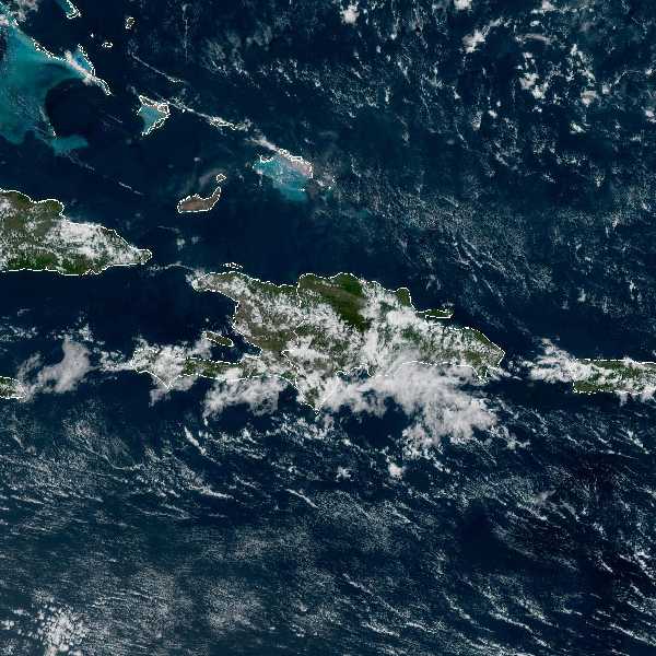météo tropicale : Image satellite .