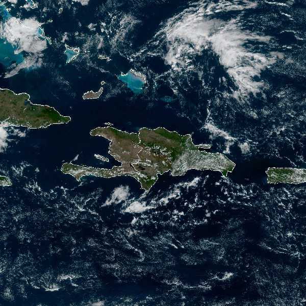 météo tropicale : Image satellite .