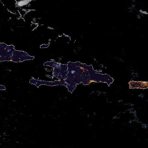 météo tropicale : Image satellite .