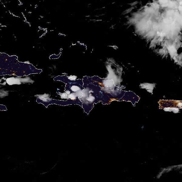 météo tropicale : Image satellite .