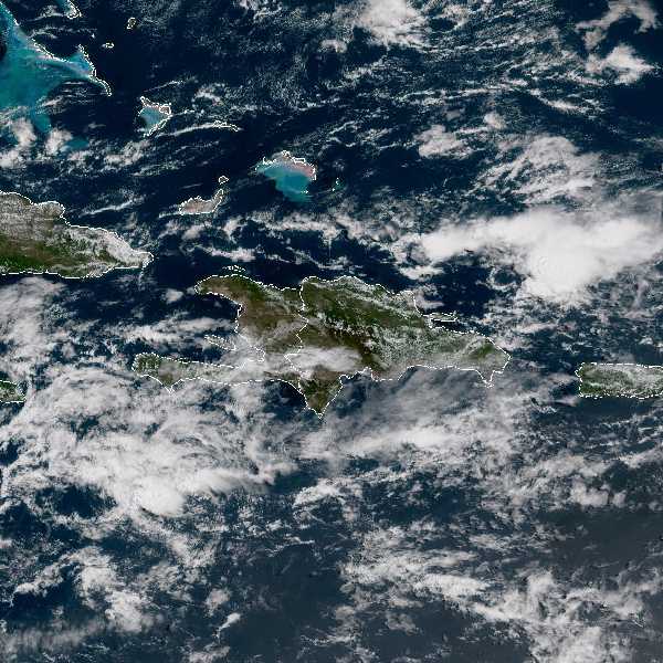 météo tropicale : Image satellite .