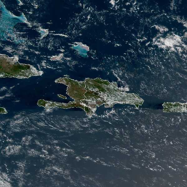 météo tropicale : Image satellite .