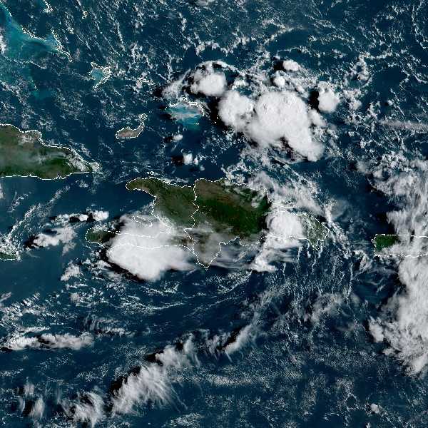 météo tropicale : Image satellite .