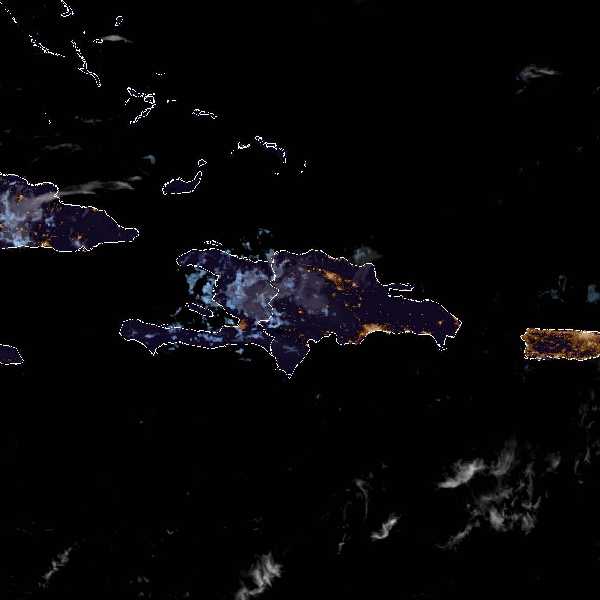 météo tropicale : Image satellite .