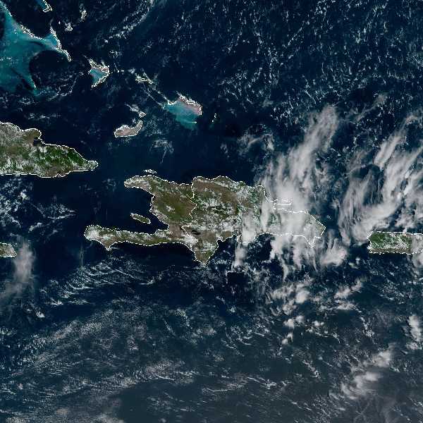 météo tropicale : Image satellite .