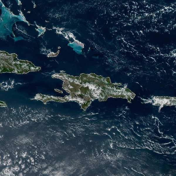 météo tropicale : Image satellite .